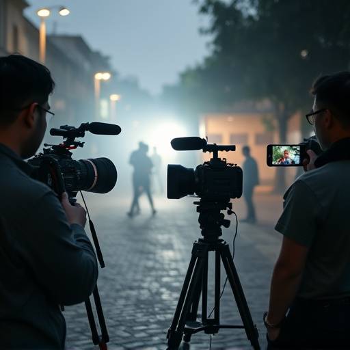 On-location video shoot icon